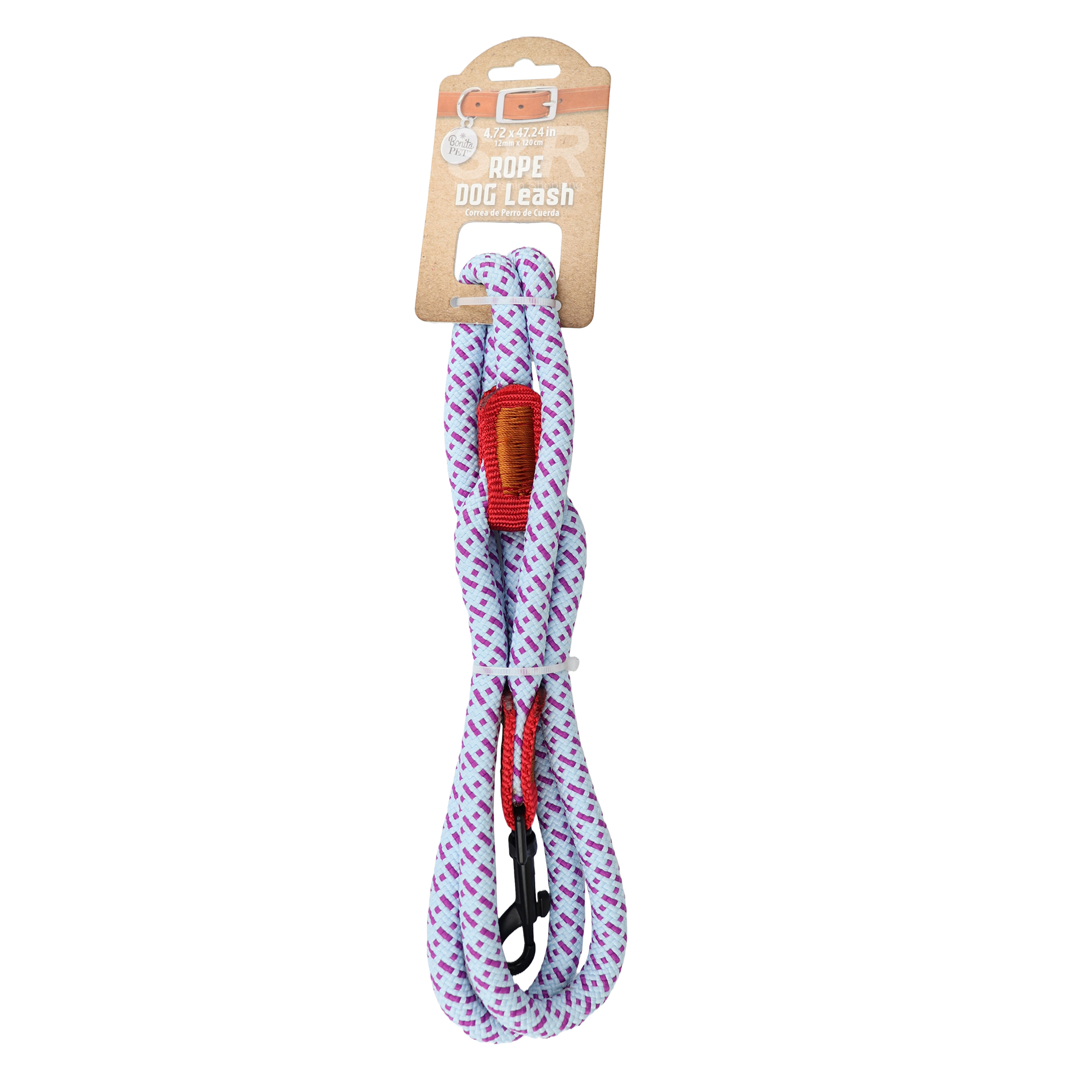 Bonita Pet Rope Dog Leash 4.72x47.24in Bonita Pet Rope Dog Leash 4.72x47.24in